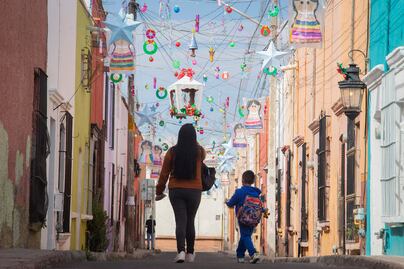 La calle Leona Vicario, el rincón más navideño del Centro Histórico 