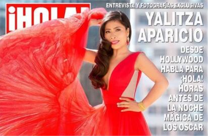 Yalitza Aparicio brilla con vestido rojo en la portada de ¡Hola! México