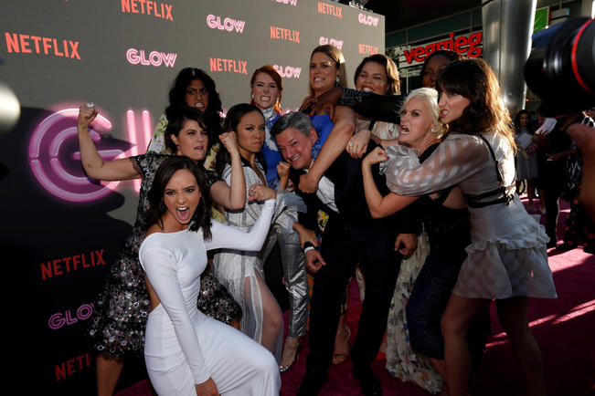 “Todas tenemos una mujer luchadora dentro y de eso es lo que habla la serie. explica la actriz Britt Baron. (MARIO ANZUONI. REUTERS)