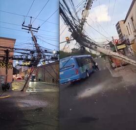 Cierran vialidad en Zaragoza y Ezequiel Montes tras accidente con infraestructura eléctrica