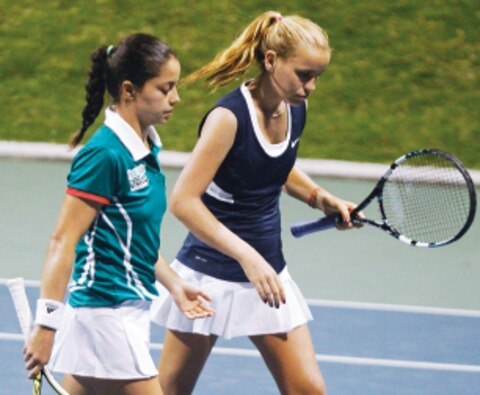 Renata Zarazúa, por el bronce en dobles