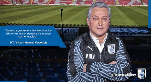 Víctor Manuel Vucetich, nuevo DT del Club Querétaro