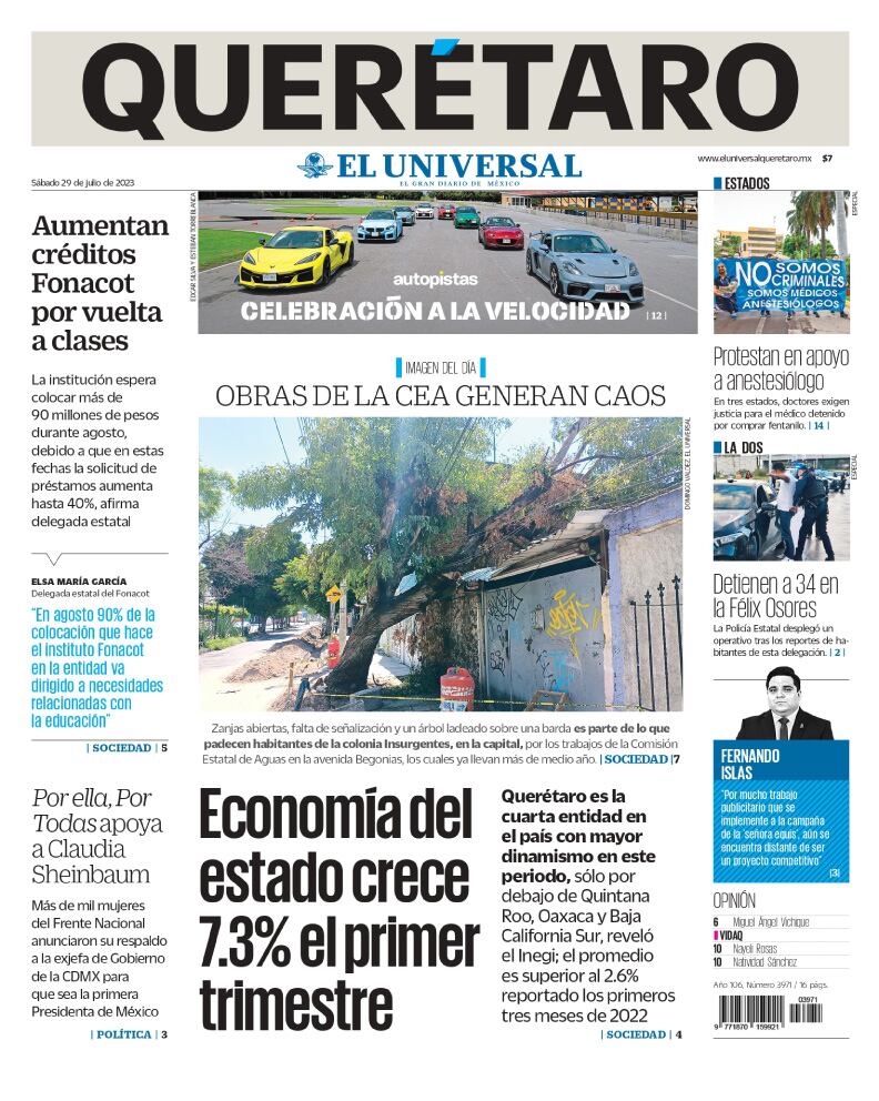 Portada 29 de julio de 2023