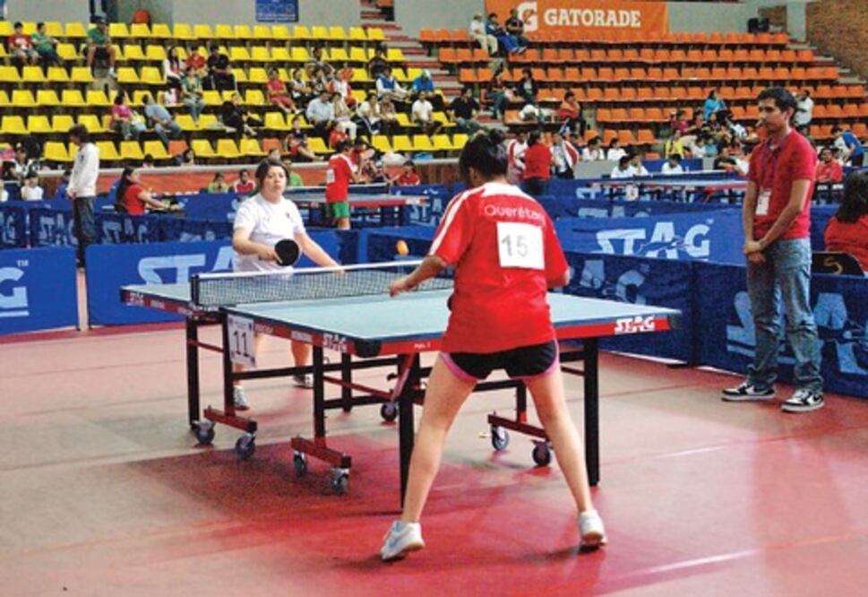 Querétaro gana dos de oro en tenis de mesa