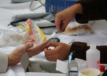 Toman muestras gratis de glucosa 