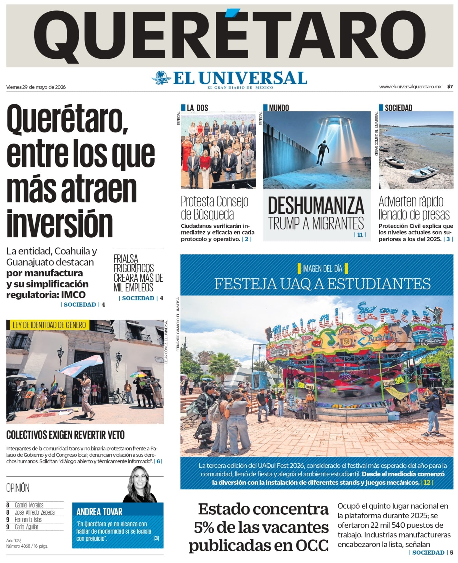 Foto. El Universal Querétaro