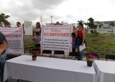 Protestan vecinos de Privada Juriquilla