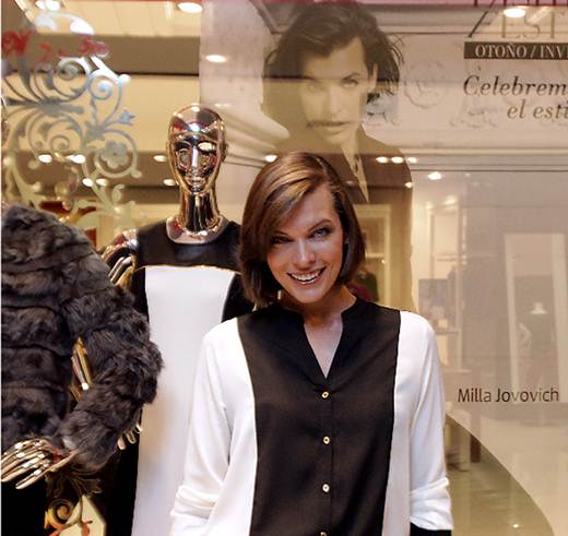 Milla Jovovich, como latina