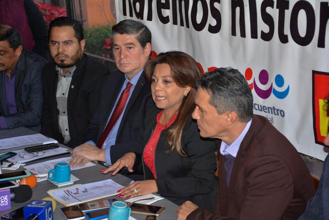 Anuncian Morena, PT y PES coalición estatal