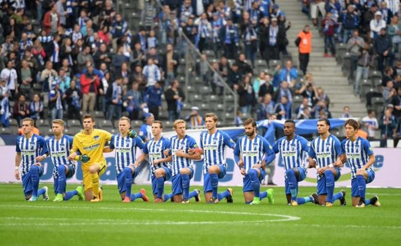 El Herta Berlín se une a las protestas de NFL