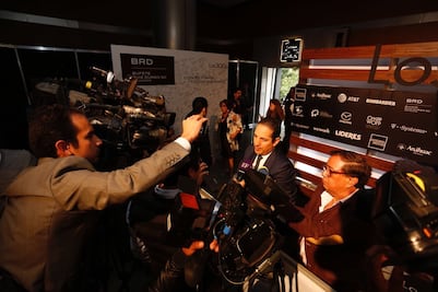 Francisco Domínguez asiste a comida de Los 300 líderes 