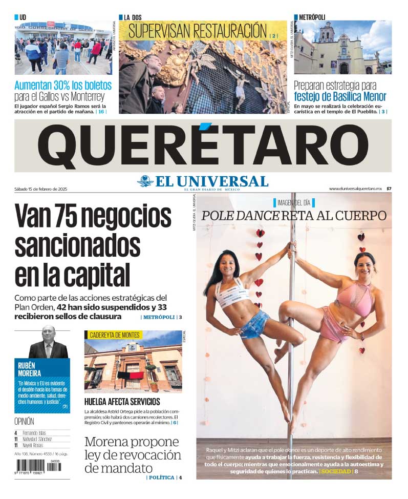 Portada 15 de febrero de 2025