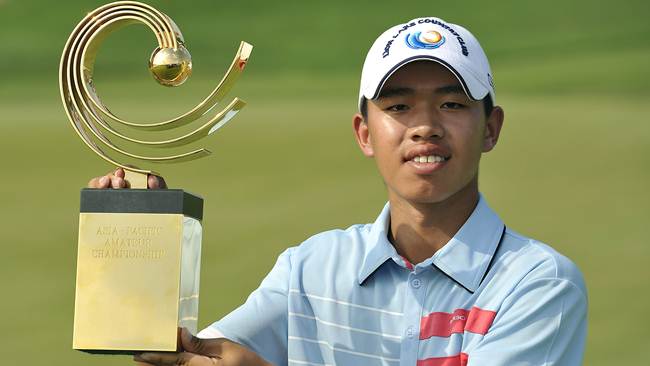 Chino de 14 años, el rival de Tiger Woods