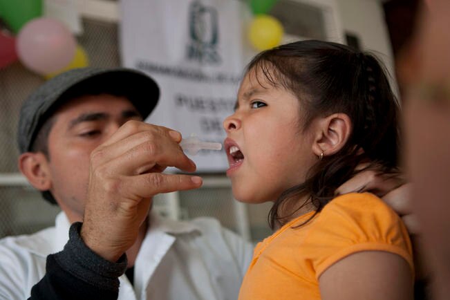 Se estima que cada año se requieren unas 50 mil dosis de esta vacuna que se distribuyen en el sector público, incluyendo el IMSS y el ISSSTE. DEMIAN CHAVEZ. EL UNIVERSAL