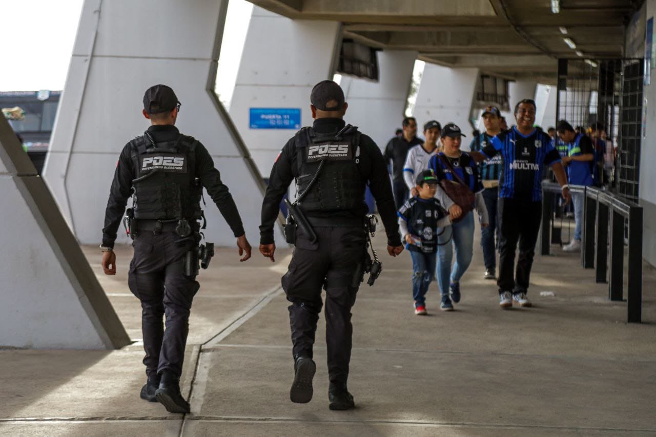 Refuerzan seguridad para el clásico Querétaro vs León en La Corregidora