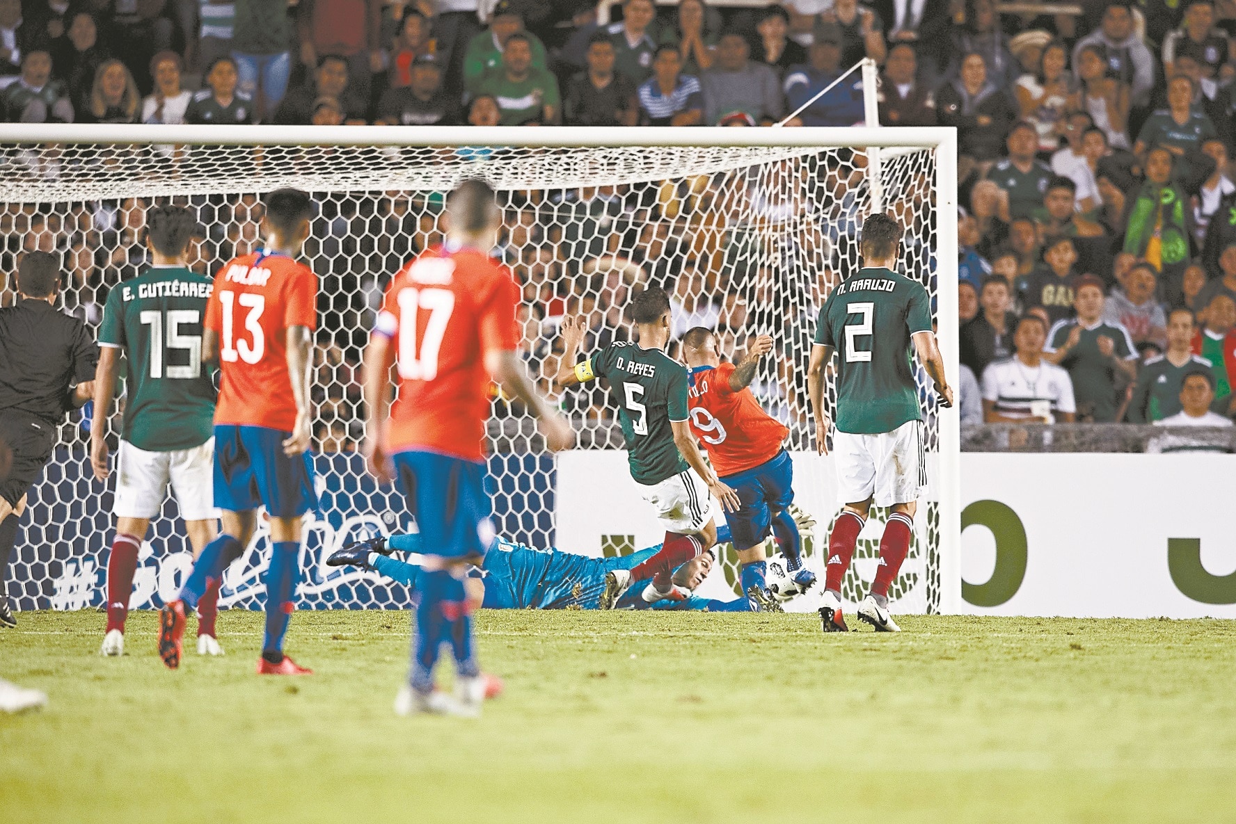 México no logra revancha contra Chile