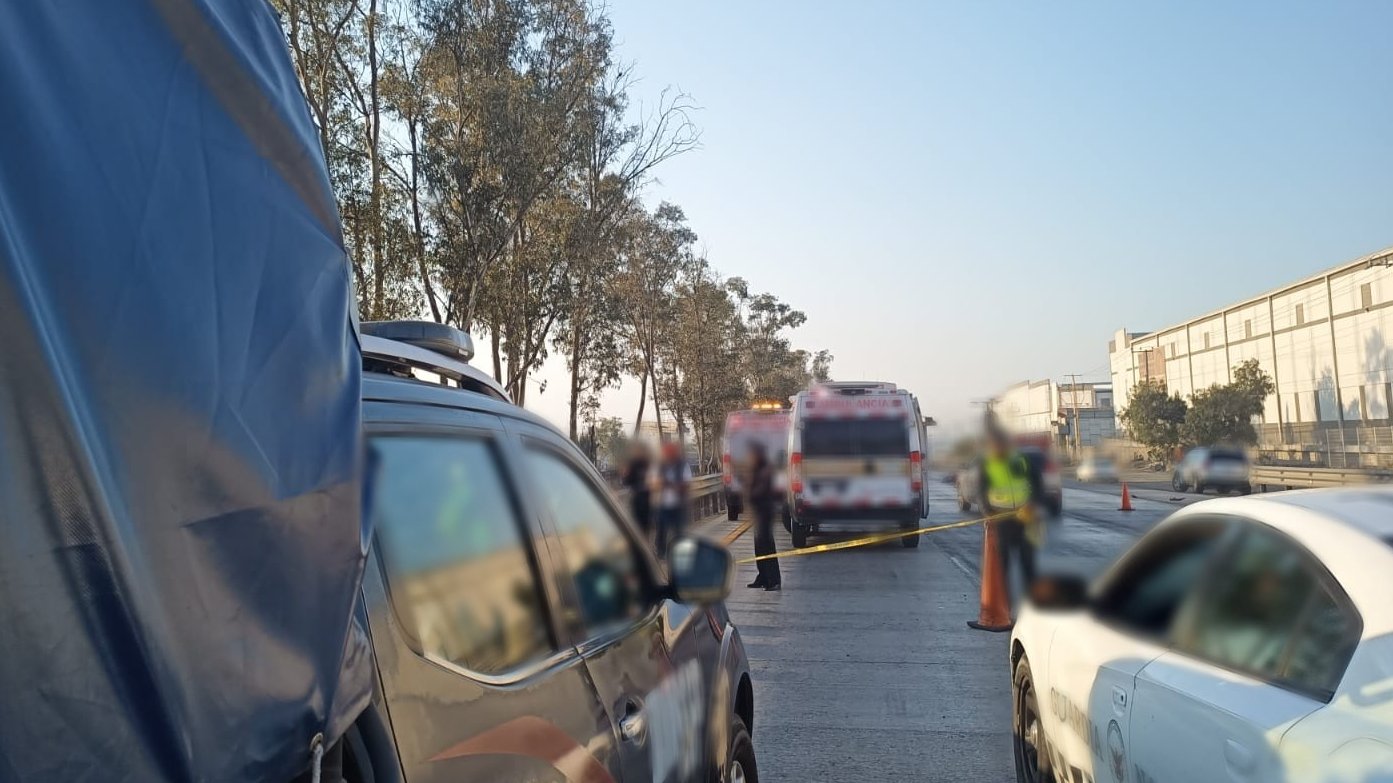 Cierre parcial en la autopista México-Querétaro, tras accidente reportado la mañana de este domingo
