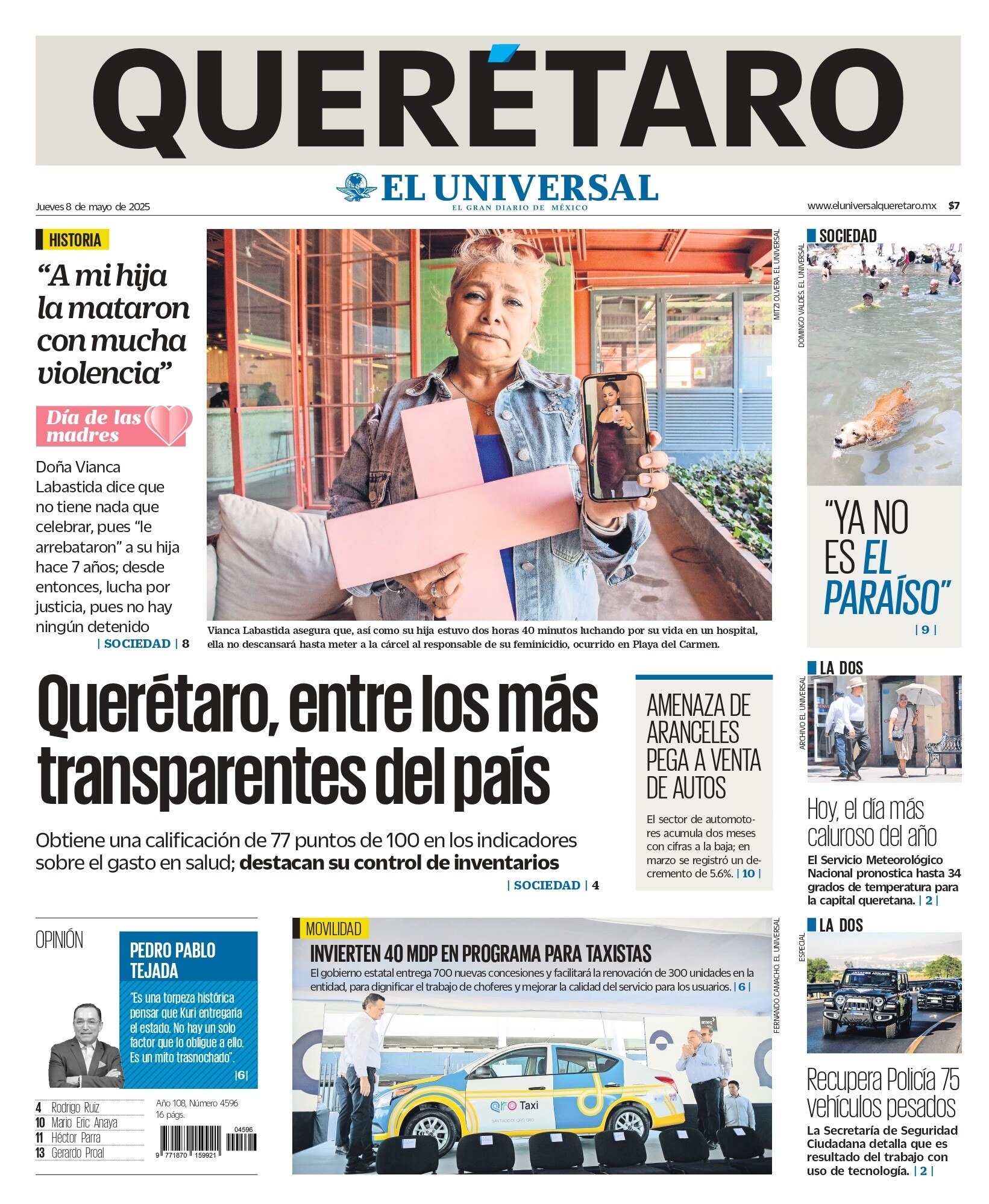 Portada 08 de mayo de 2025