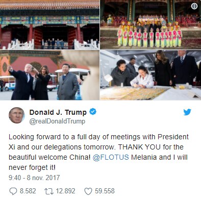 ¿Por qué Trump puede utilizar Twitter en China?