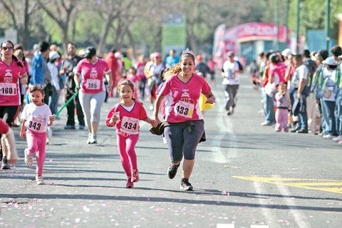 Carreras en rosa, grata experiencia 