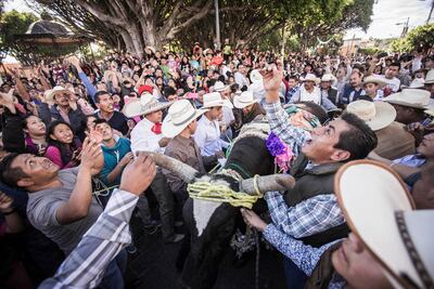 Listos para fiesta en El Pueblito