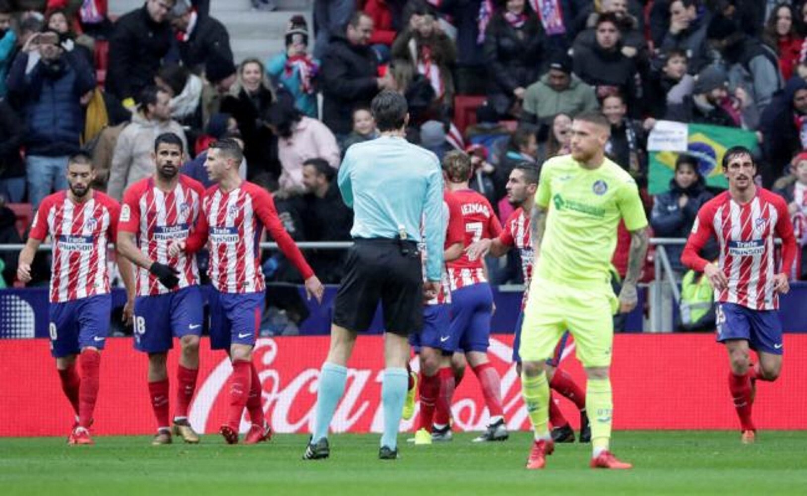Regreso triunfal del Atlético de Madrid en España