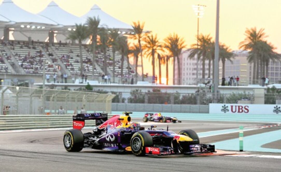 Webber sale desde el sitio de honor