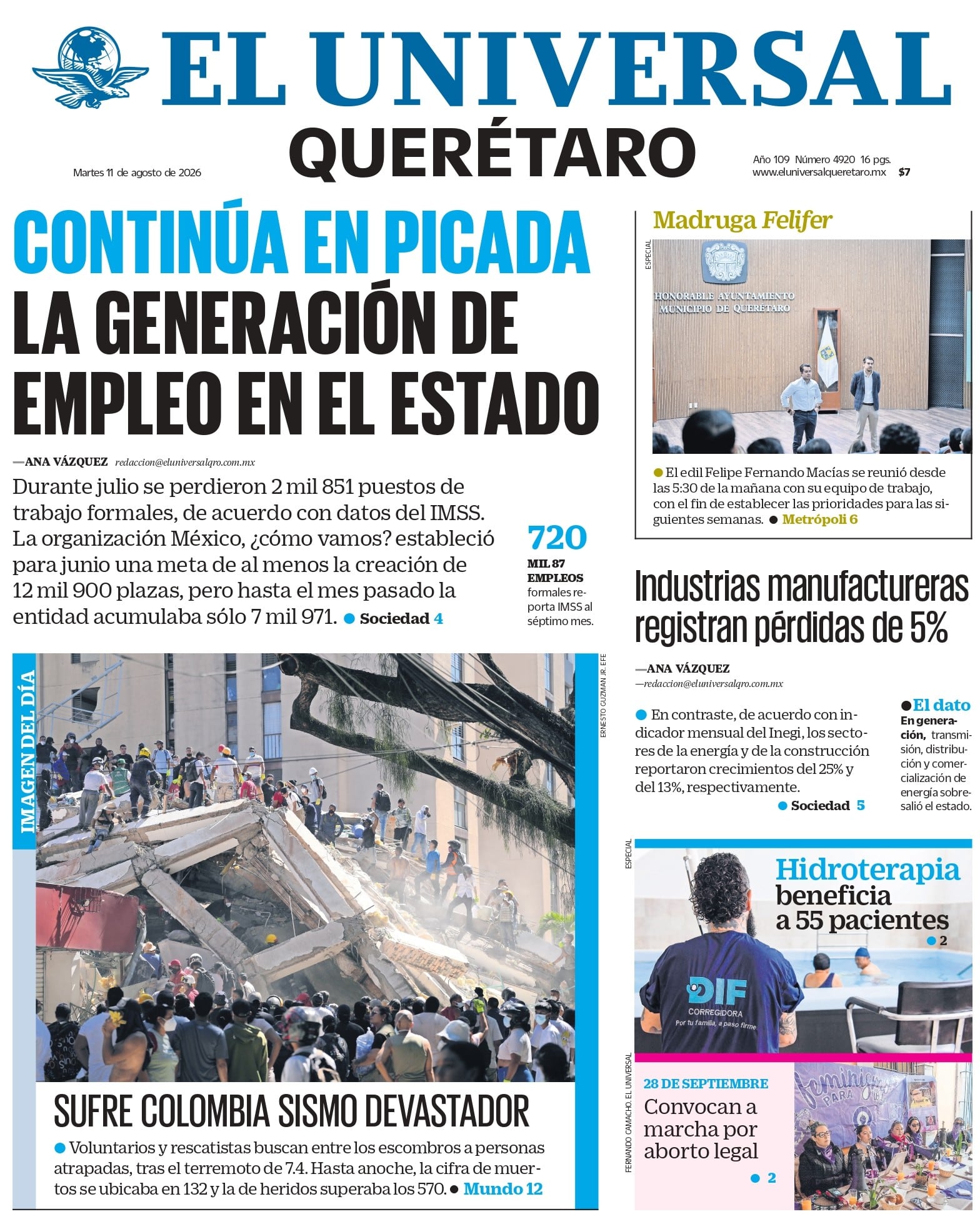 Foto. El Universal Querétaro