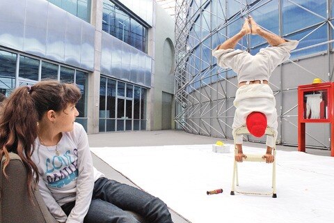 Espectáculo llamado Giroscopio