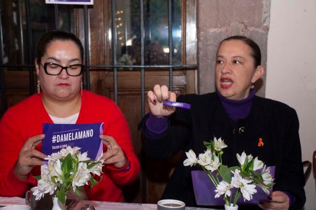 Lanzan campaña #DameLaMano para ayudar a las mujeres