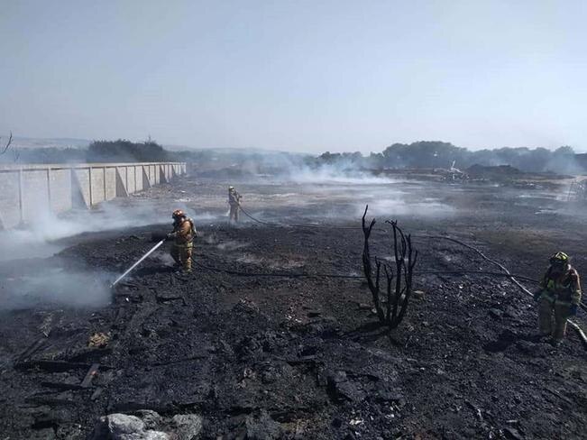 Se incendia bodega en Corregidora