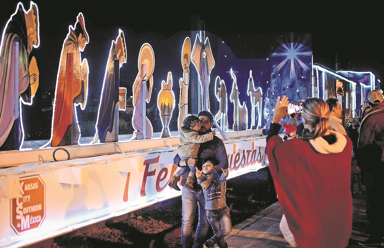 Tren lleva la ilusión de la Navidad