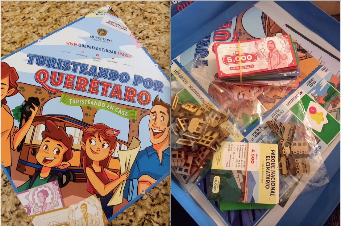 Arman juego de mesa con los atractivos turísticos de la capital de Querétaro