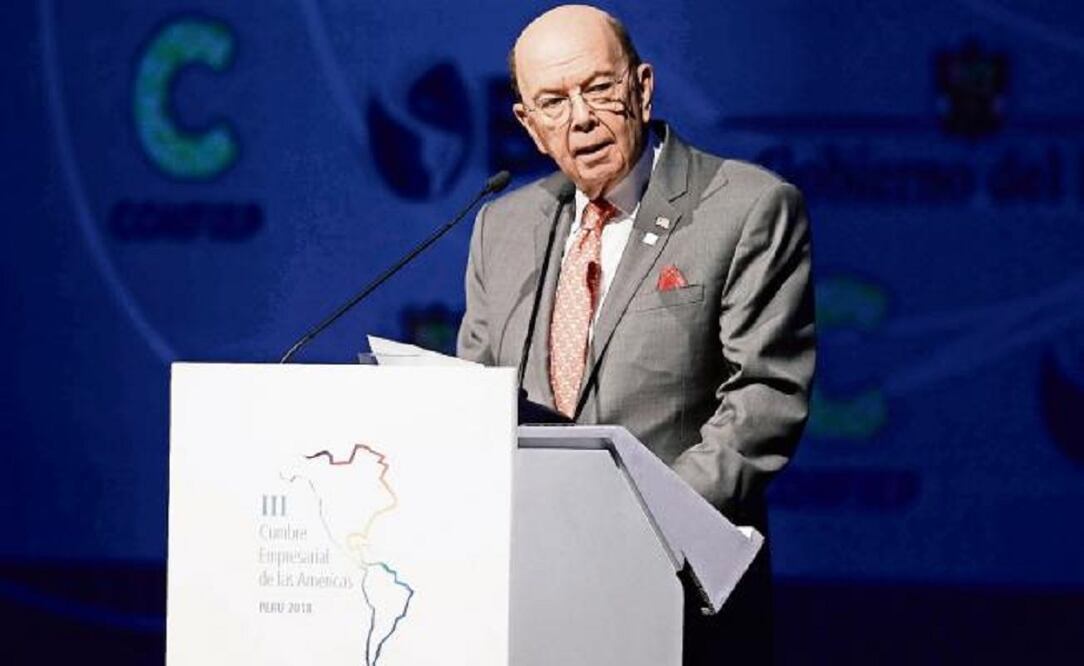 El secretario de Comercio de Estados Unidos, Wilbur Ross, afirmó que es probable que el TLCAN no se concrete hasta fin de año. / FOTO: MARTÍN MEJÍA. AP