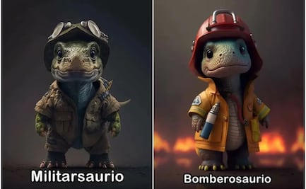 ¿Ya encontraste la tuya? Usuario crea dinosaurios con profesiones y se vuelve viral