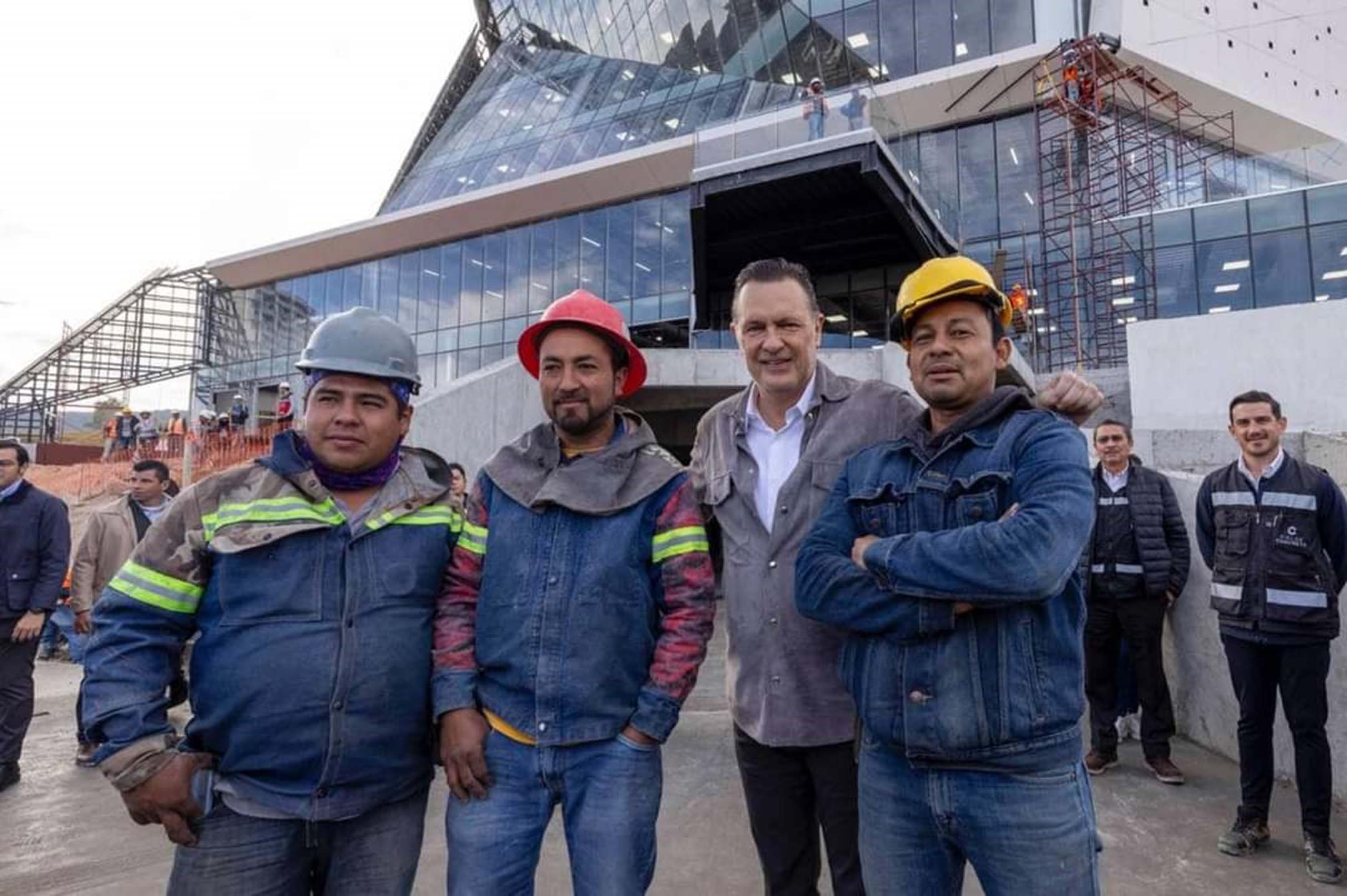 Mauricio Kuri revisa avances del nuevo Palacio de Justicia