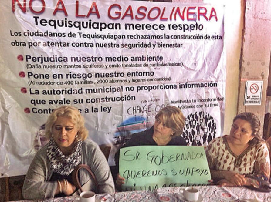 Vecinos de Tequis rechazan gasolinera