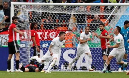 Uruguay debuta en Rusia 2018 con victoria