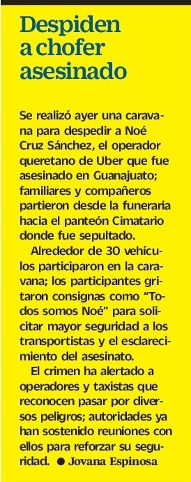 #Historia Taxista, oficio donde se vive un constante peligro