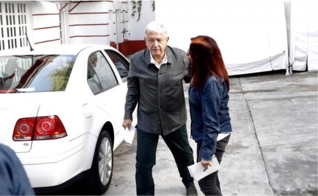 AMLO en su casa de transición este sábado. Foto: Irving Olivares / EL UNIVERSAL