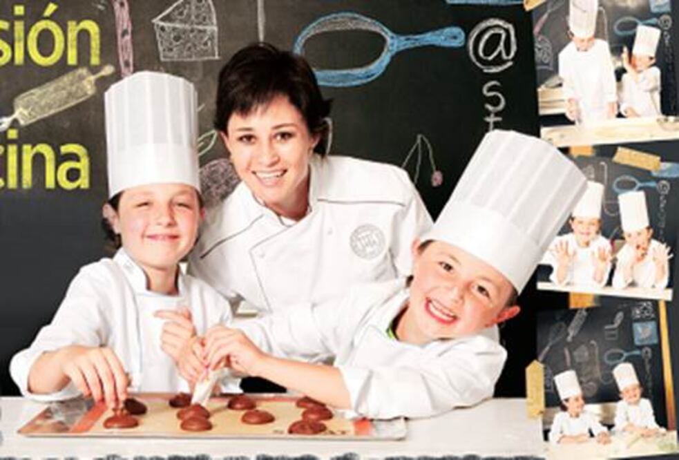 Diversión en la cocina de mamá