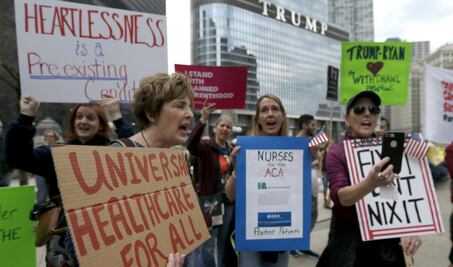 ¿Qué implicaba el proyecto de reforma sanitaria de Trump?