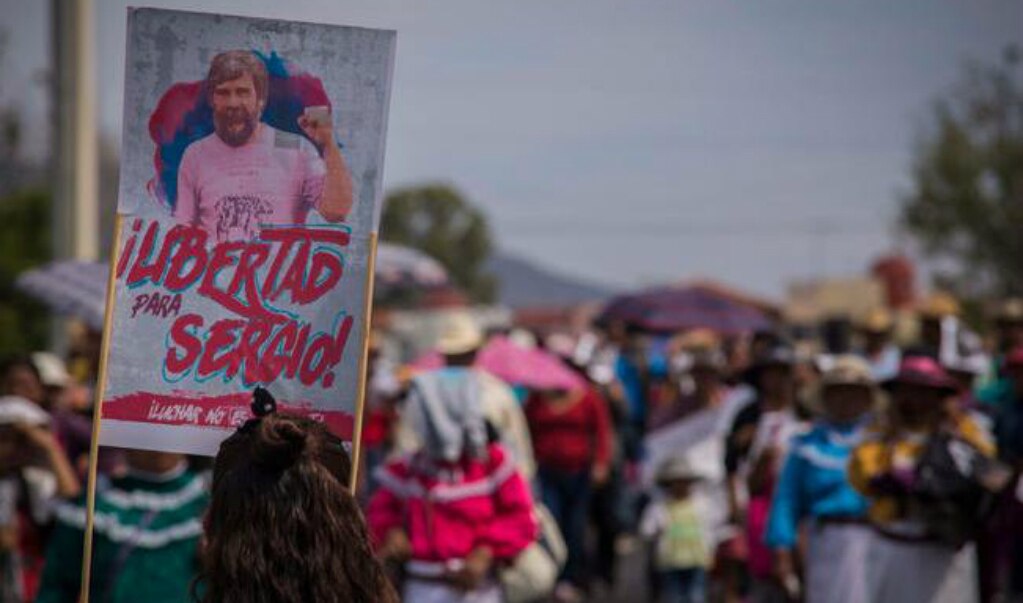 Luego de que un juez dictara formal prisión a Jerónimo Sánchez, su esposa Irma Pérez, aseguró que mantendrán el campamento en la Plaza de Armas hasta decidir las acciones a seguir para defender al líder magisterial (ARCHIVO. EL UNIVERSAL)