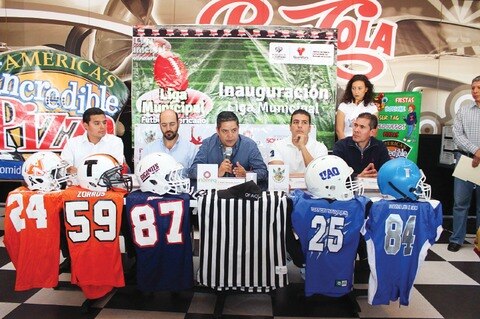 En marzo da inicio la Liga Municipal de Futbol Americano