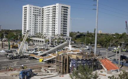 Sube a seis la cifra de muertos por colapso de puente peatonal en Miami