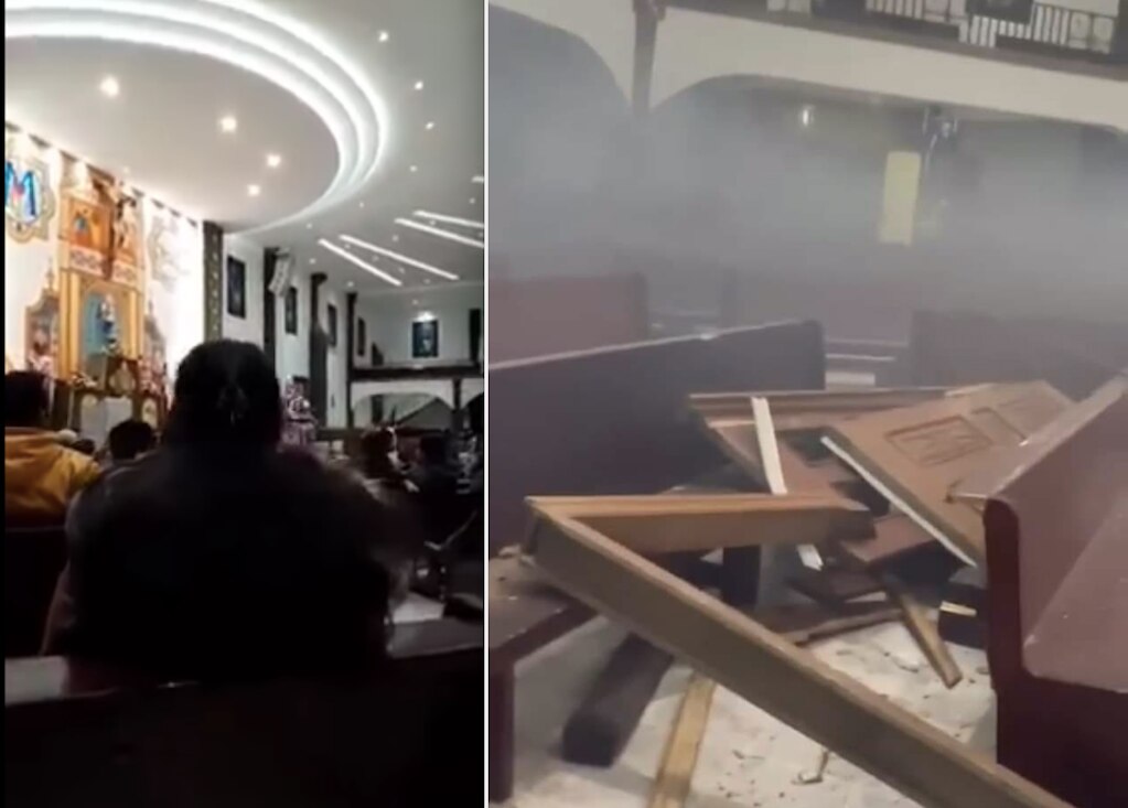 "¡Se cayeron los cohetes!", gritaron feligreses, durante explosión de pirotecnia en Querétaro