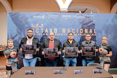 Anuncian octavo Torneo de Juego de Pelota Mesoamericana
