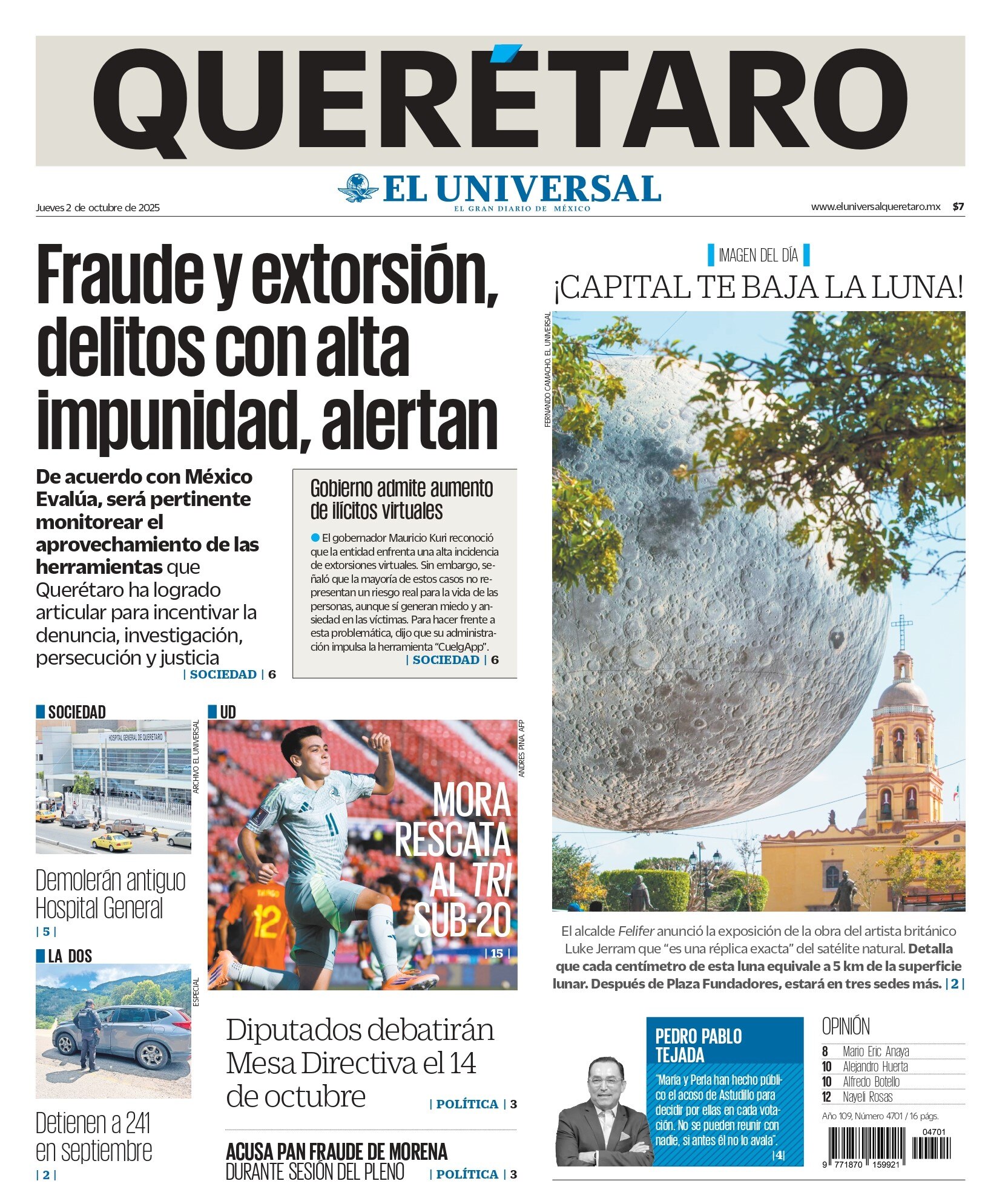 Portada 02 de octubre de 2025