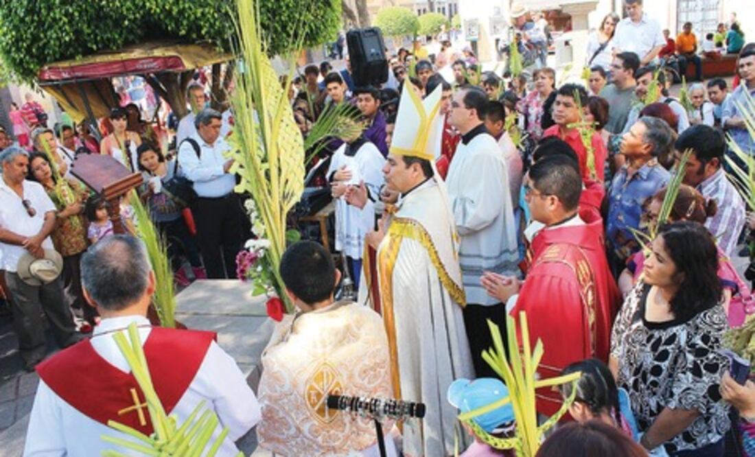 Inicia celebración con domingo de ramos
