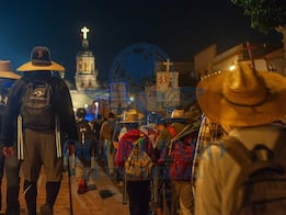 Peregrinos emprenden con fe el camino rumbo al Tepeyac